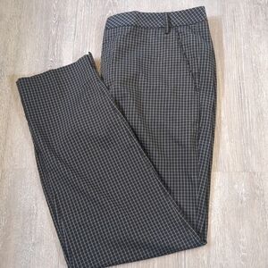 Puma Golf Pants Mens 38X34 Checkered Black and White Athletic Straight Comfort